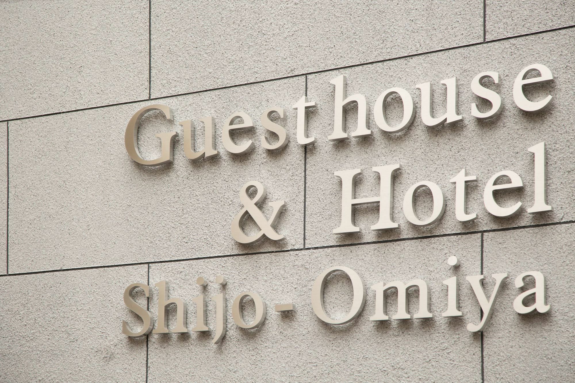 Shijo Omiya Guesthouse And Hotel Kyoto Exterior photo